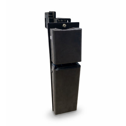 Marina Mount Boat Bumper Attachment with two protective black foam pads and mounting bracket