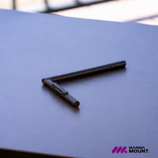 Angled product view of the Marina Mount replacement handle for the dock mounting assembly