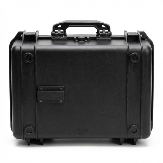 lockbox-attachment-front-view.jpeg
Front view of the black Marina Mount Waterproof Lockbox with carrying handle, secure latches, and mounting attachment